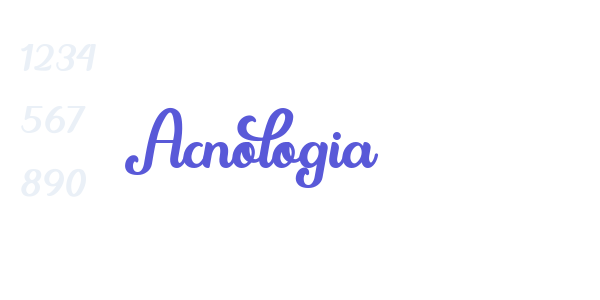 Acnologia font free