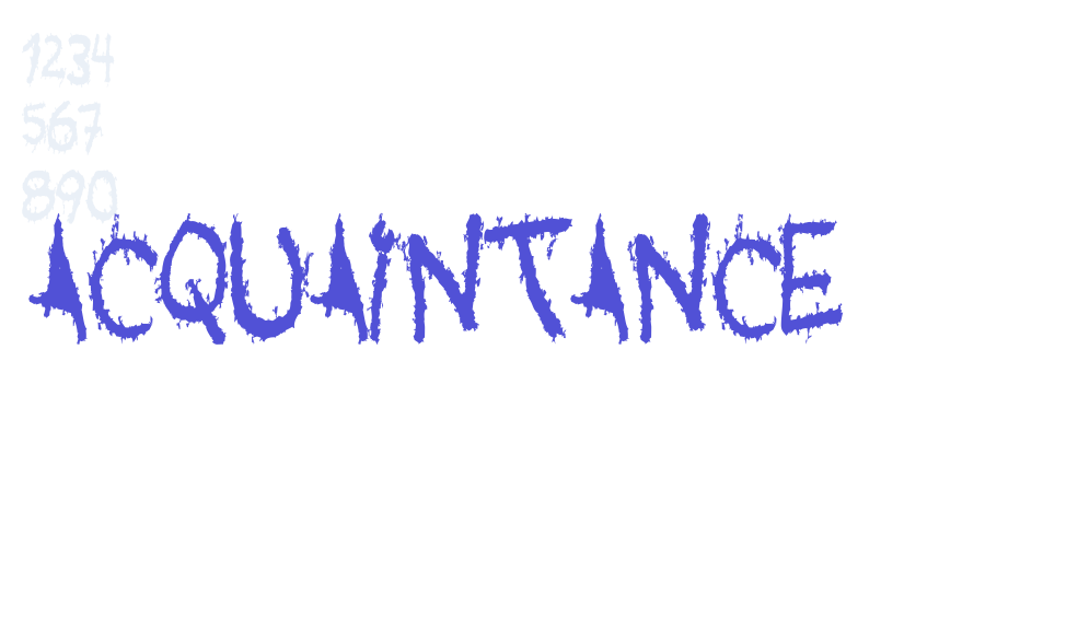 Acquaintance-font-download