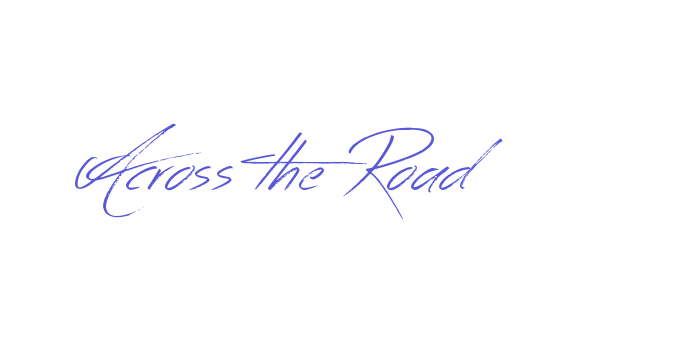 Across the Road Font Download