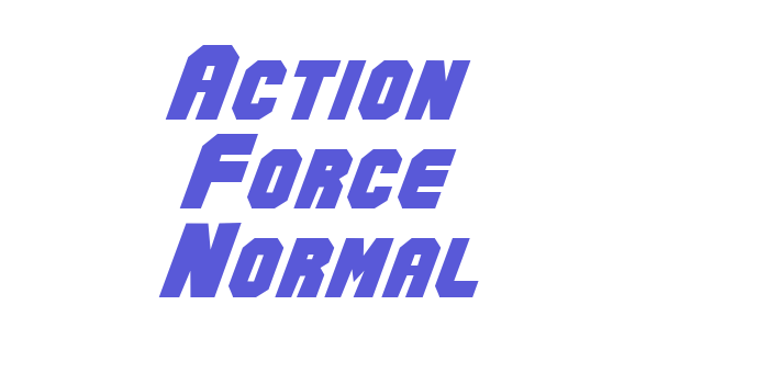 Action Force Normal Font Download