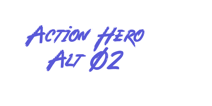 Action Hero Alt 02 Font Download