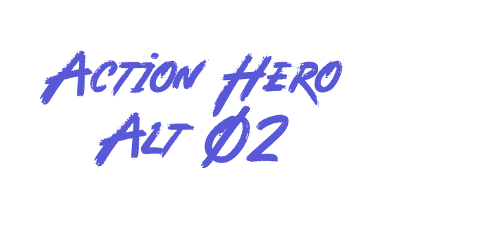 Action Hero Alt 02 Font