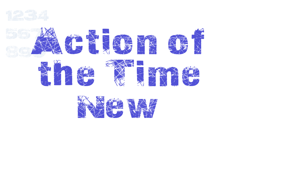 Action of the Time New-font-download