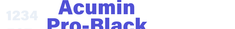 Acumin Pro-Black-font