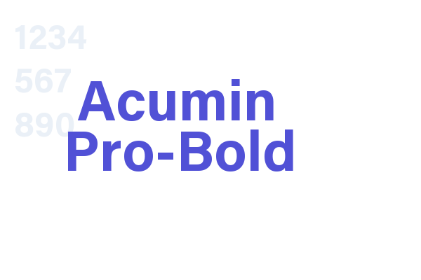 Acumin Pro-Bold