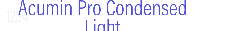 Acumin Pro Condensed Light-font