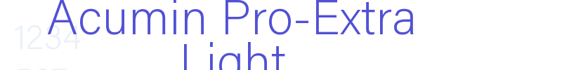 Acumin Pro-Extra Light-font