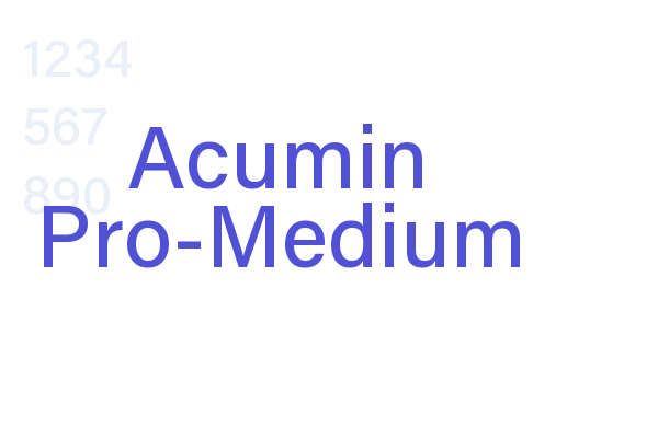 Acumin Pro-Medium