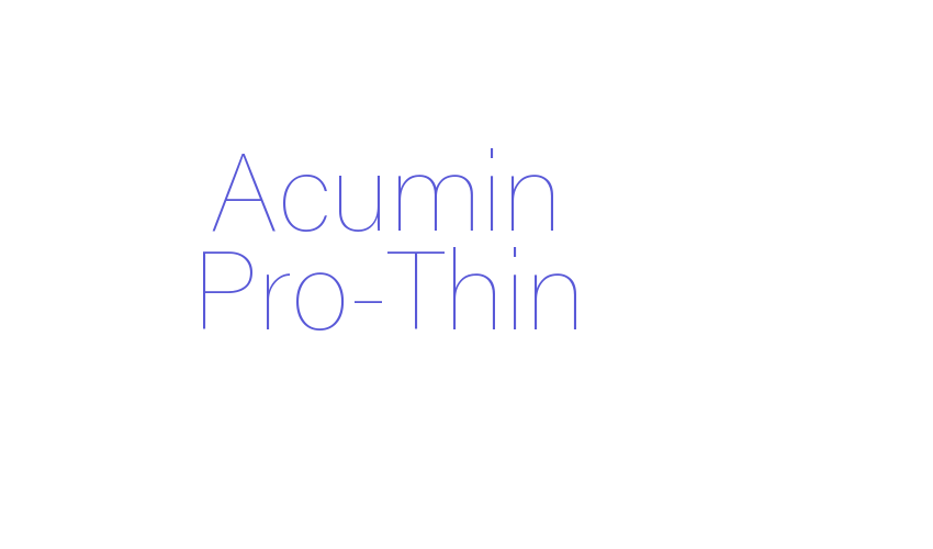 Acumin Pro-Thin Font Download