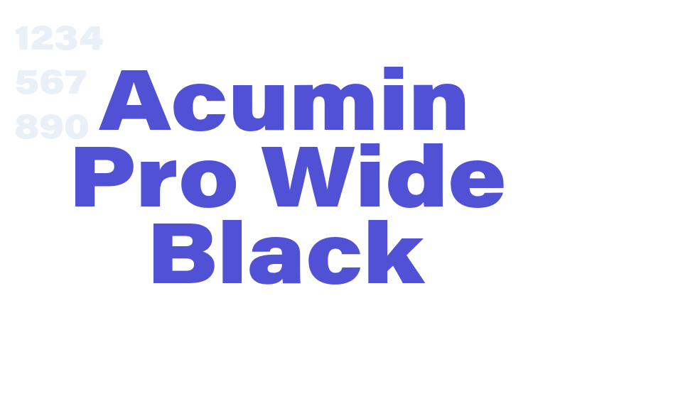 Acumin Pro Wide Black-font-download