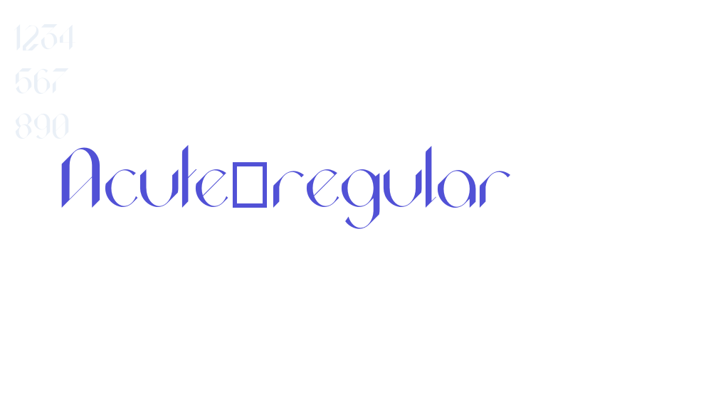 Acute_regular-font-download