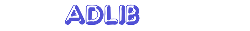 AdLib-font