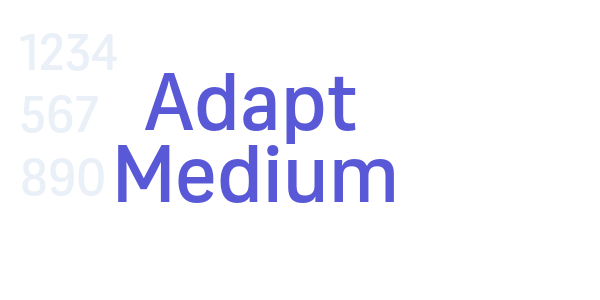 Adapt Medium font free