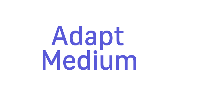 Adapt Medium Font Download