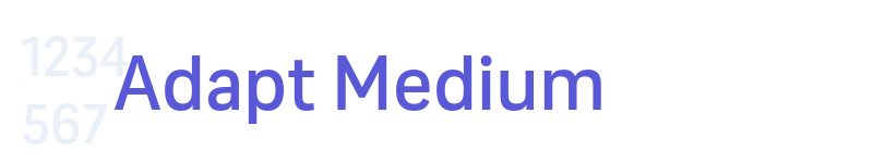Adapt Medium-related font