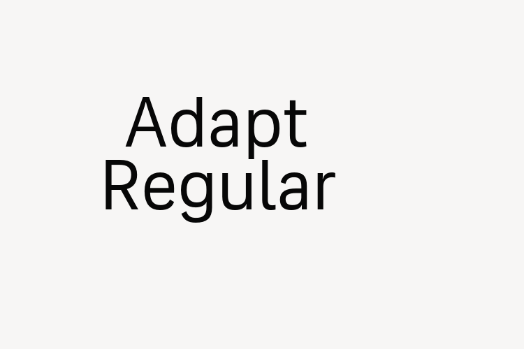 Adapt Regular font download