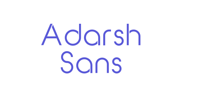 Adarsh Sans Font