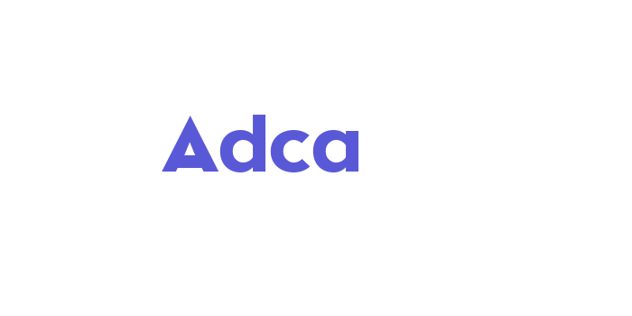 Adca Font Download