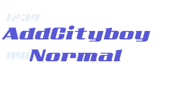 AddCityboy Normal font free