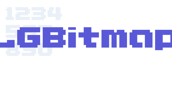 AddLGBitmap09 font free