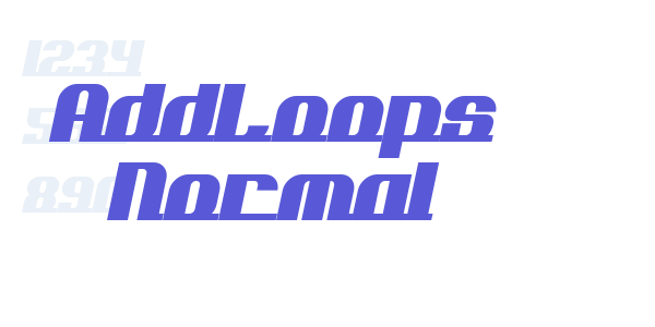 AddLoops Normal font free