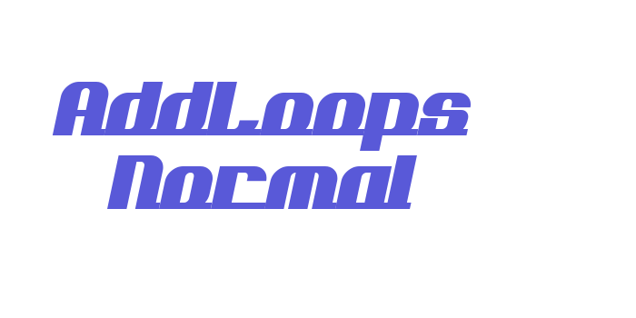 AddLoops Normal Font Download