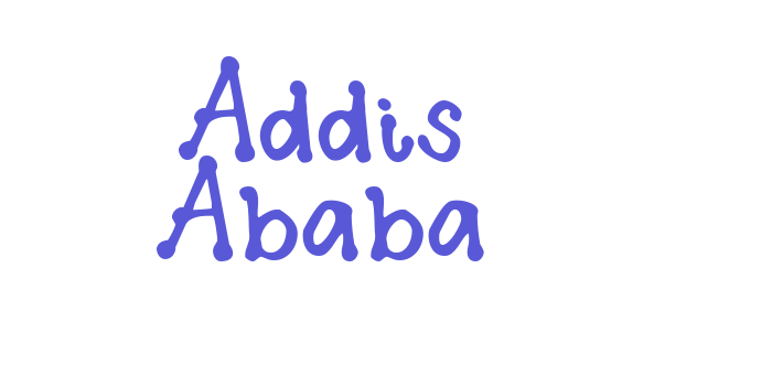 Addis Ababa Font