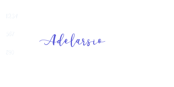 Adelarsio font free