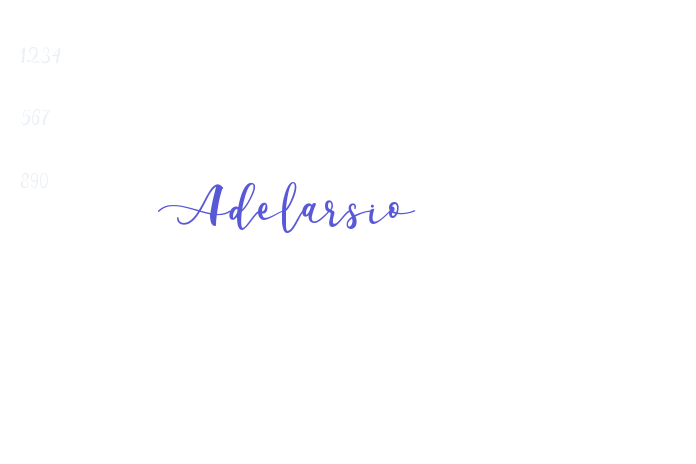 Adelarsio font free