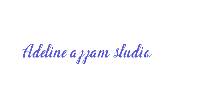 Adeline azzam studio Font Download