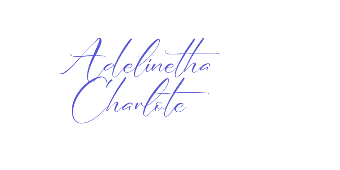 Adelinetha Charlote Font Download