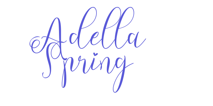 Adella Spring Font Download