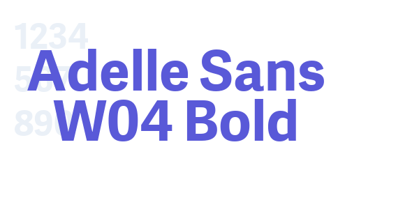 Adelle Sans W04 Bold font free