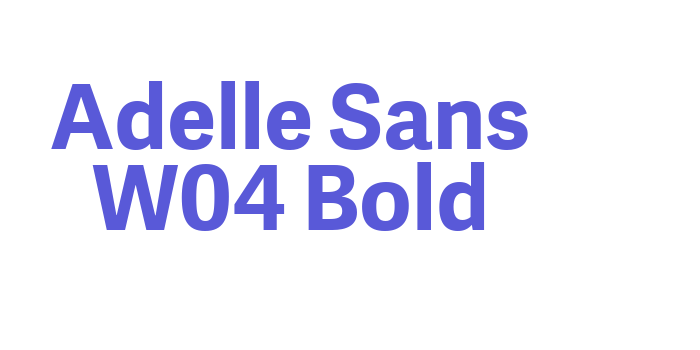 Adelle Sans W04 Bold Font Download