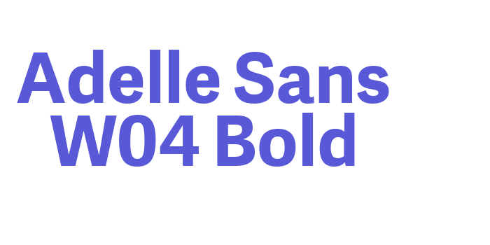 Adelle Sans W04 Bold Font