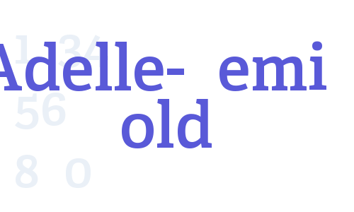 Adelle-Semi Bold Font Download