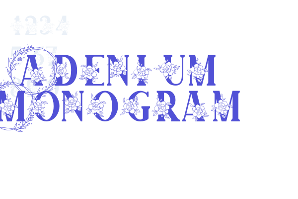 Adenium Monogram