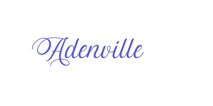 Adenville Font Download