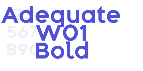Adequate W01 Bold
