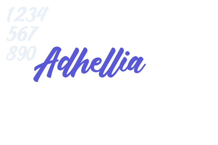 Adhellia font free