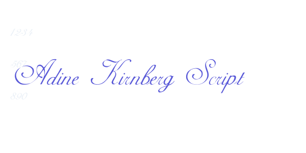 Adine Kirnberg Script font free