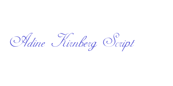 Adine Kirnberg Script Font Download