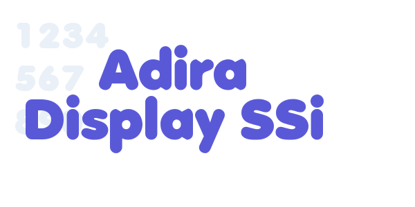 Adira Display SSi font