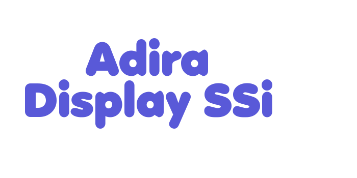 Adira Display SSi Font Download