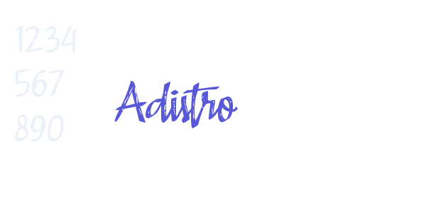 Adistro font free