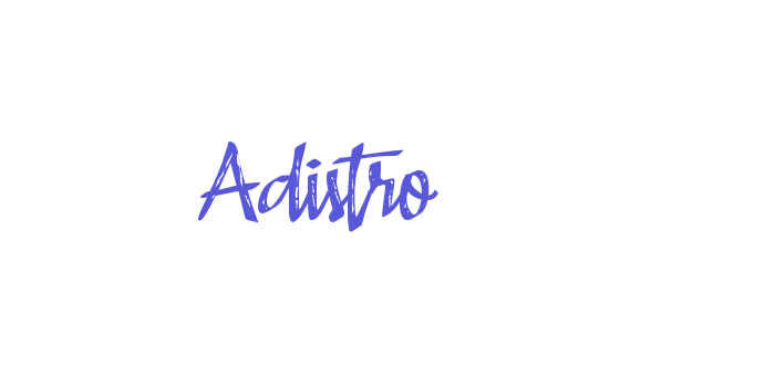 Adistro Font