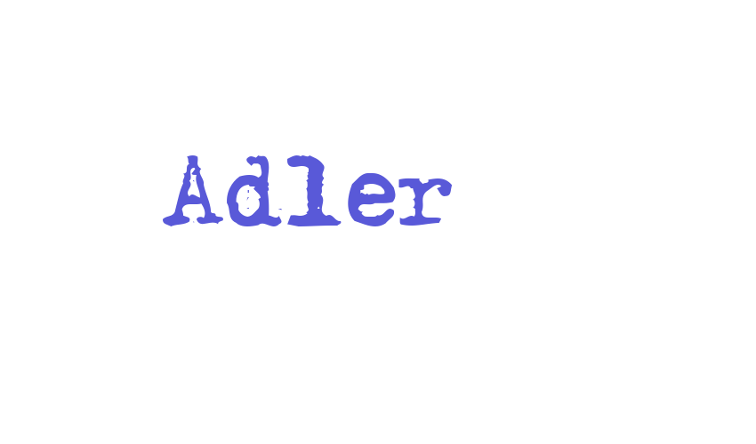 Adler Font Download