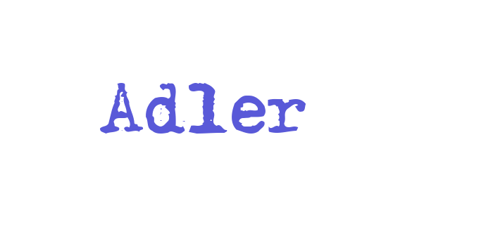 Adler Font Download