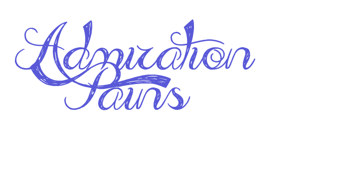 Admiration Pains Font Download