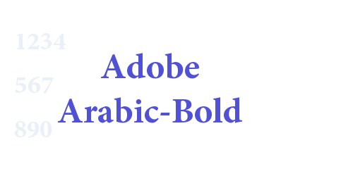 Adobe Arabic-Bold